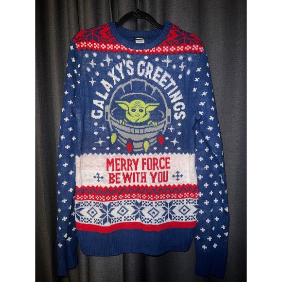 Ugly Christmas Sweater Sweaters - Ugly Christmas Sweater Xmas Size Medium Star Wars